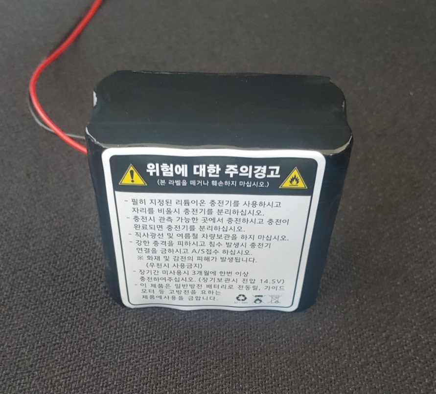 16.8V 5,800~10,000MAH 리튬이온배터리팩(4s2p)
